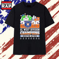Houston Astros 2026 AL West Division Champions Orbit Mascot T Shirt