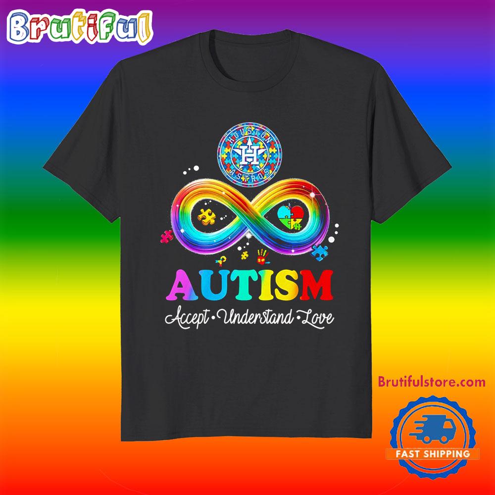Houston Astros Autism Accept Understand Love ’25 T Shirt