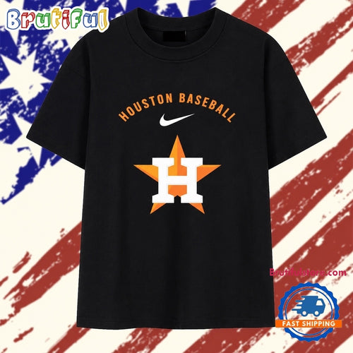 Houston Astros baseball star logo T Shirt