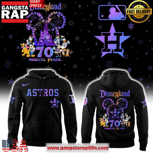 Houston Astros Disneyland 70th Magical Years Special Unisex Hoodie