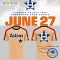 Houston Astros Framber Valdez Throwback Road 3D Shirt