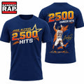 Houston Astros JOSE ALTUVE 2500 CAREER HITS T Shirt