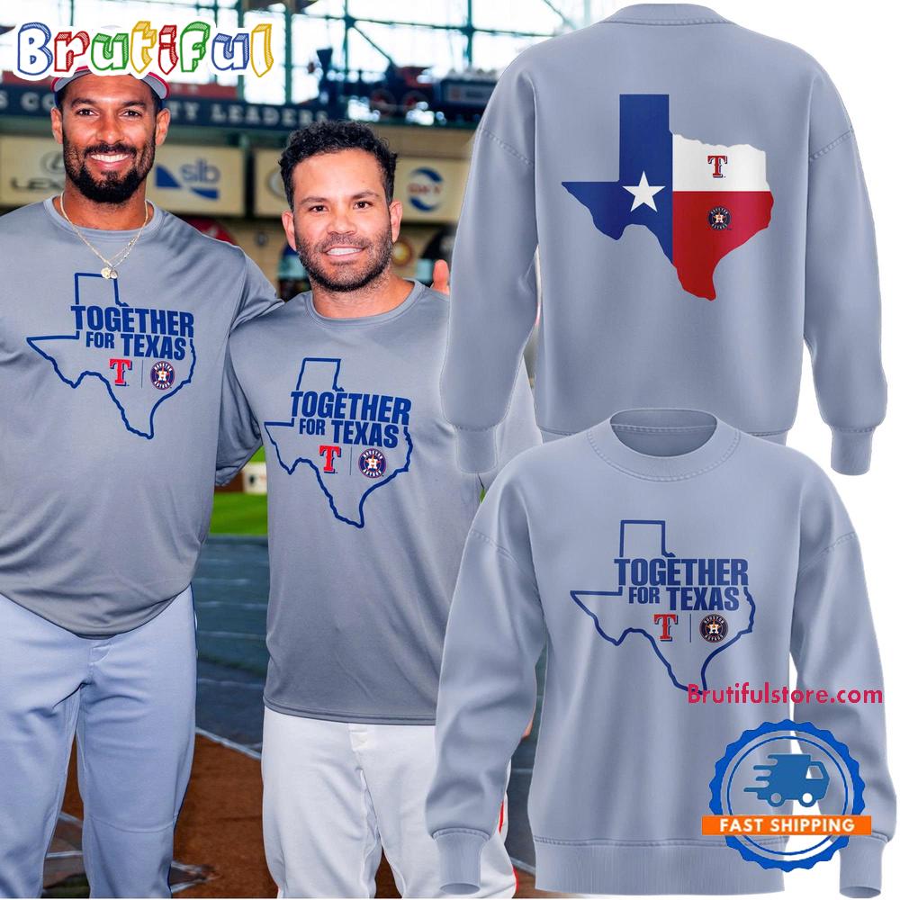 Houston Astros Together for Texas 2025 Hoodie T-Shirt