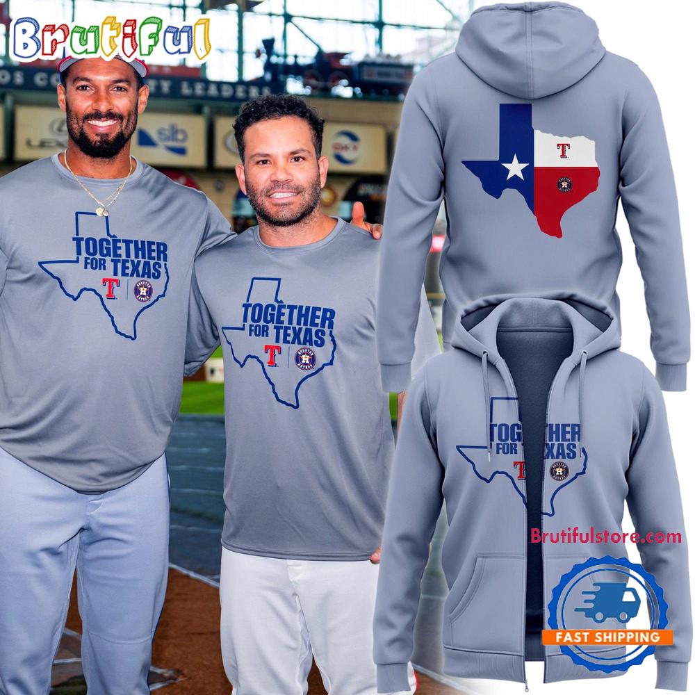 Houston Astros Together for Texas 2025 Hoodie T-Shirt