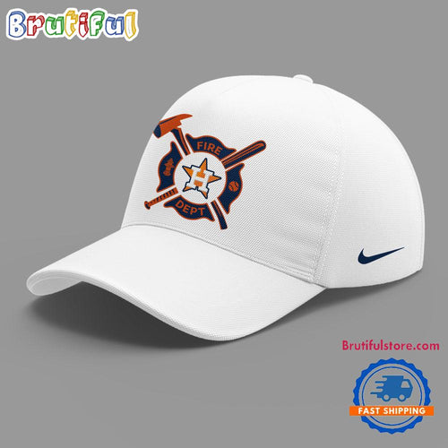 Houston Astros x Firefighter Appreciation Night 3D Print White Cap
