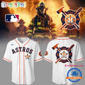 Houston Astros x Firefighter Appreciation Night 3D Print White Jersey