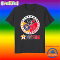 Houston Astros X Houston Texans X Houston Rockets Logo T Shirt