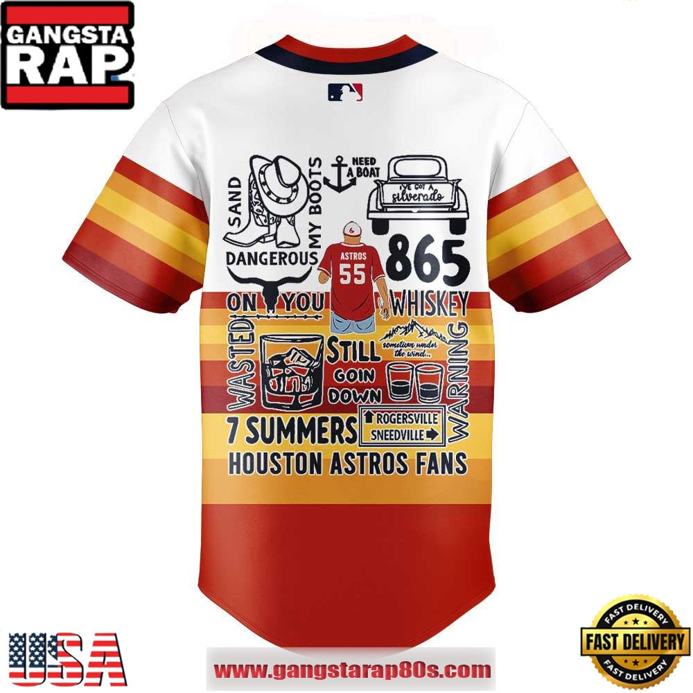 Houston Astros x Morgan Wallen I’m The Problem Tour Special Edition Baseball Jersey Shirt