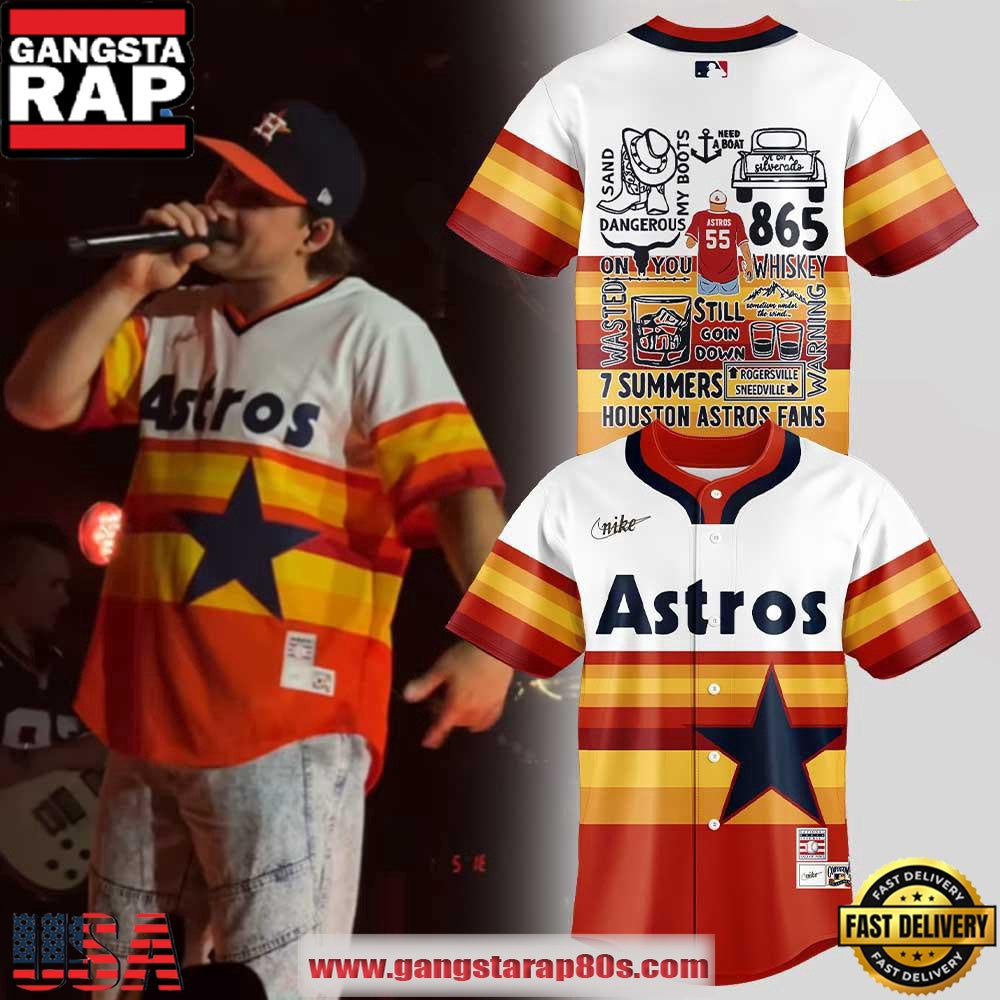 Houston Astros x Morgan Wallen I’m The Problem Tour Special Edition Baseball Jersey Shirt
