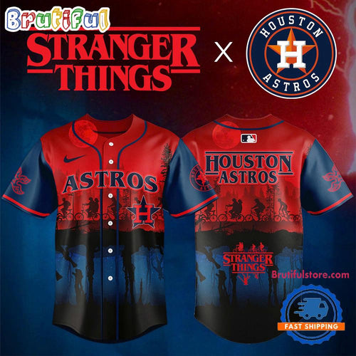 Houston Astros x Stranger Things Game 2025 Jersey Shirt