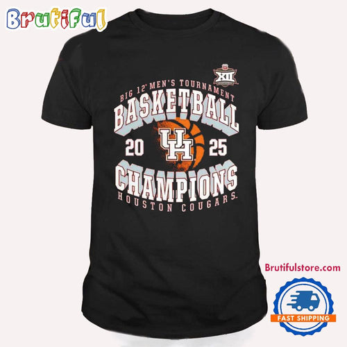 Houston Cougars 2025 Big 12 Men’s Basketball Champions T Shirt