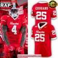 Houston Cougars 2025 Official Red Edition Football Jersey