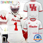 Houston Cougars 2026 Football Logo Limited Edition White Hoodie T-Shirt