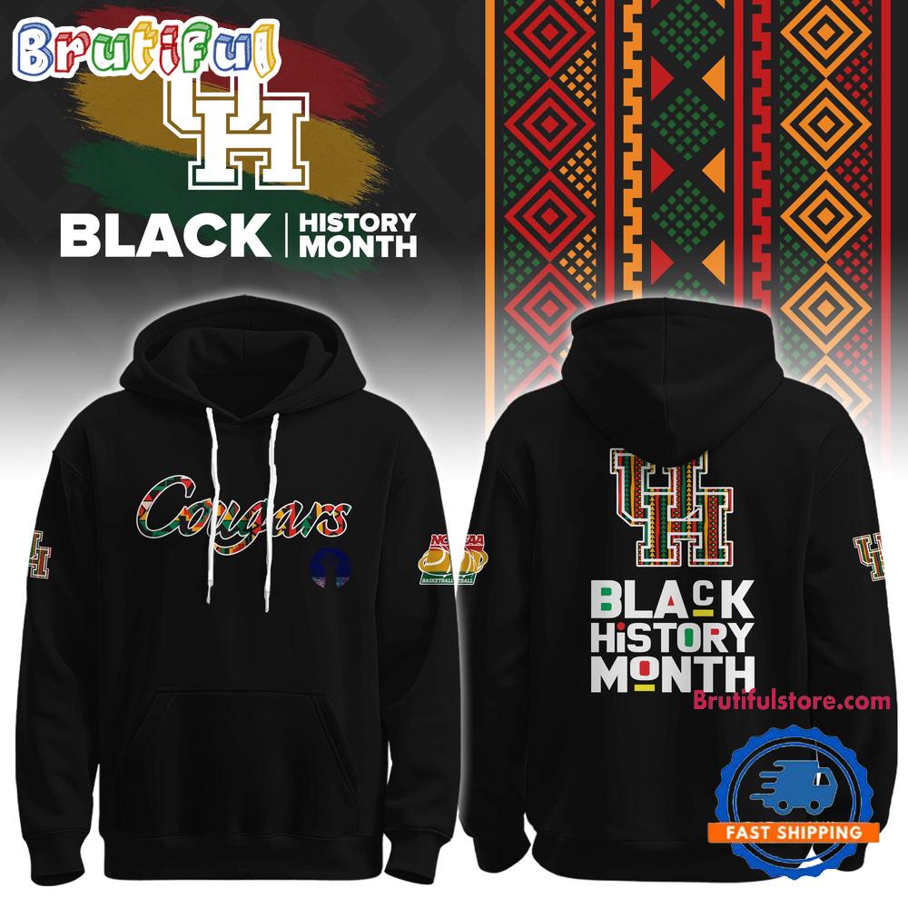 Houston Cougars Basketball Black History Month 2026 Limited Edition Hoodie Shirt