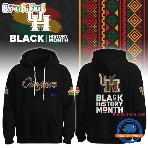 Houston Cougars Basketball Black History Month 2026 Limited Edition Hoodie Shirt
