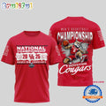 Houston Cougars Championship 2025 Mascot 3D Shirt