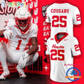 Houston Cougars Football Limited Edition 2025 White Jersey Shirt