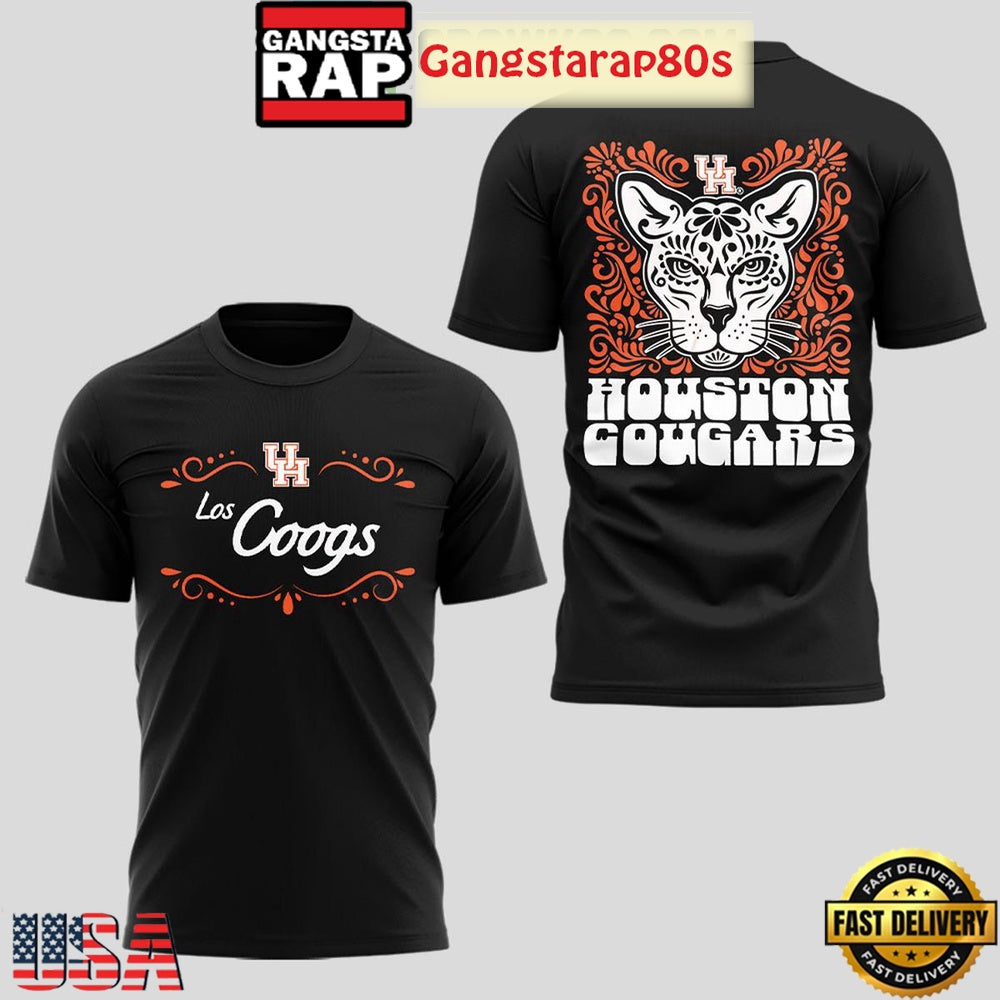 Houston Cougars Hispanic Heritage Night All Over Print Hoodie