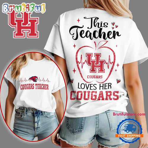 Houston Cougars Teacher Appreciation Month Vintage T Shirt