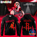 Houston Rockets NBA 2026 New Logo Black Hoodie T-Shirt