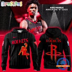 Houston Rockets NBA 2026 New Logo Black Hoodie T-Shirt