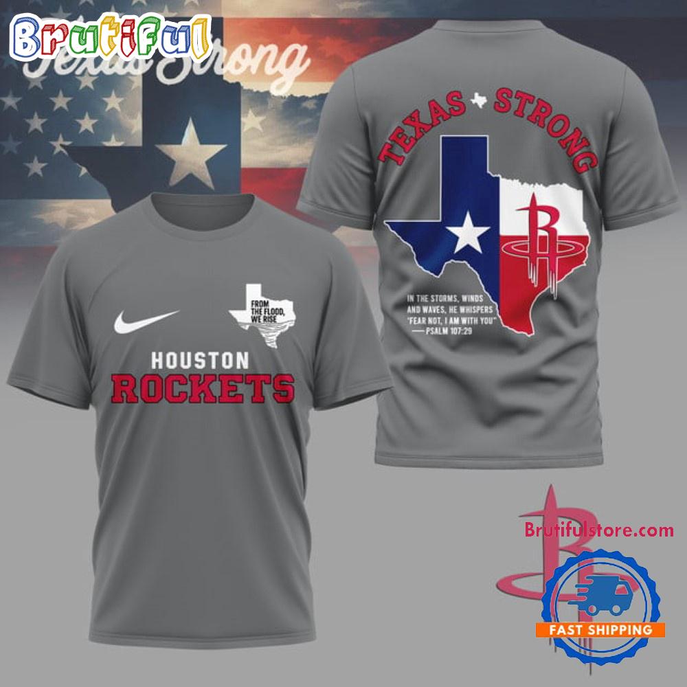 Houston Rockets Texas Strong 2025 All Over Print Shirt