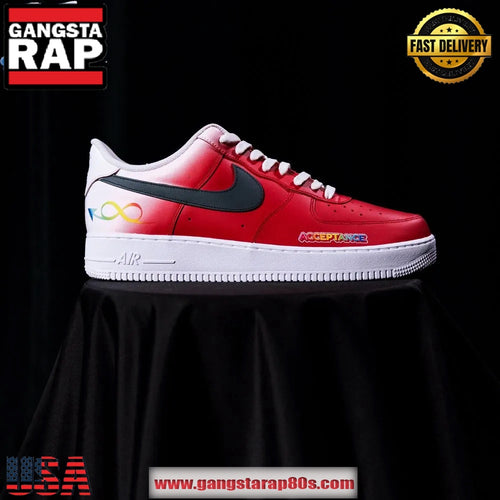 Houston Rockets x To The Max Autism Acceptance 2025 Limited Edition Air Force 1 Running Sneakers Shoes