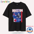Houston Roughnecks Helmet Frame UFL T Shirt