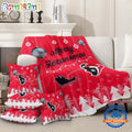 Houston Texans 2025 NFL Christmas Fleece Blanket, Football Limited Edition Blanket