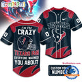 Houston Texans 2026 NFL Crazy Football Fan Personalized Jersey Shirt