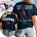 Houston Texans 2026 NFL Nurse Care Inspire Heal Unisex 3D Shirt