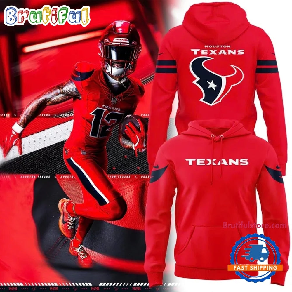 Houston Texans Battle Red Uniform Special New Hoodie