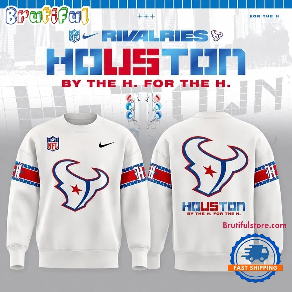 Houston Texans By the H For the H 2026 Rivalry Sweatshirt