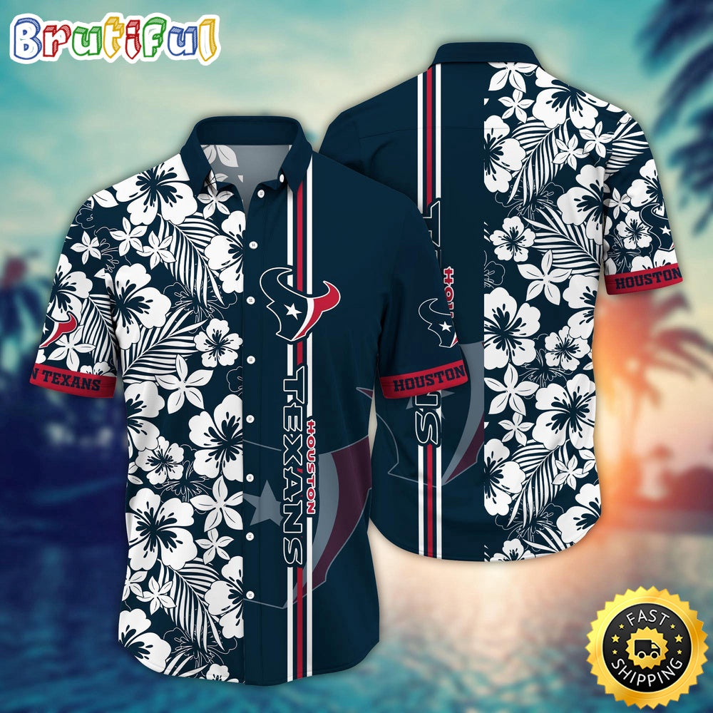 Houston Texans Hawaii Shirt Flower Exotic Island Fashion