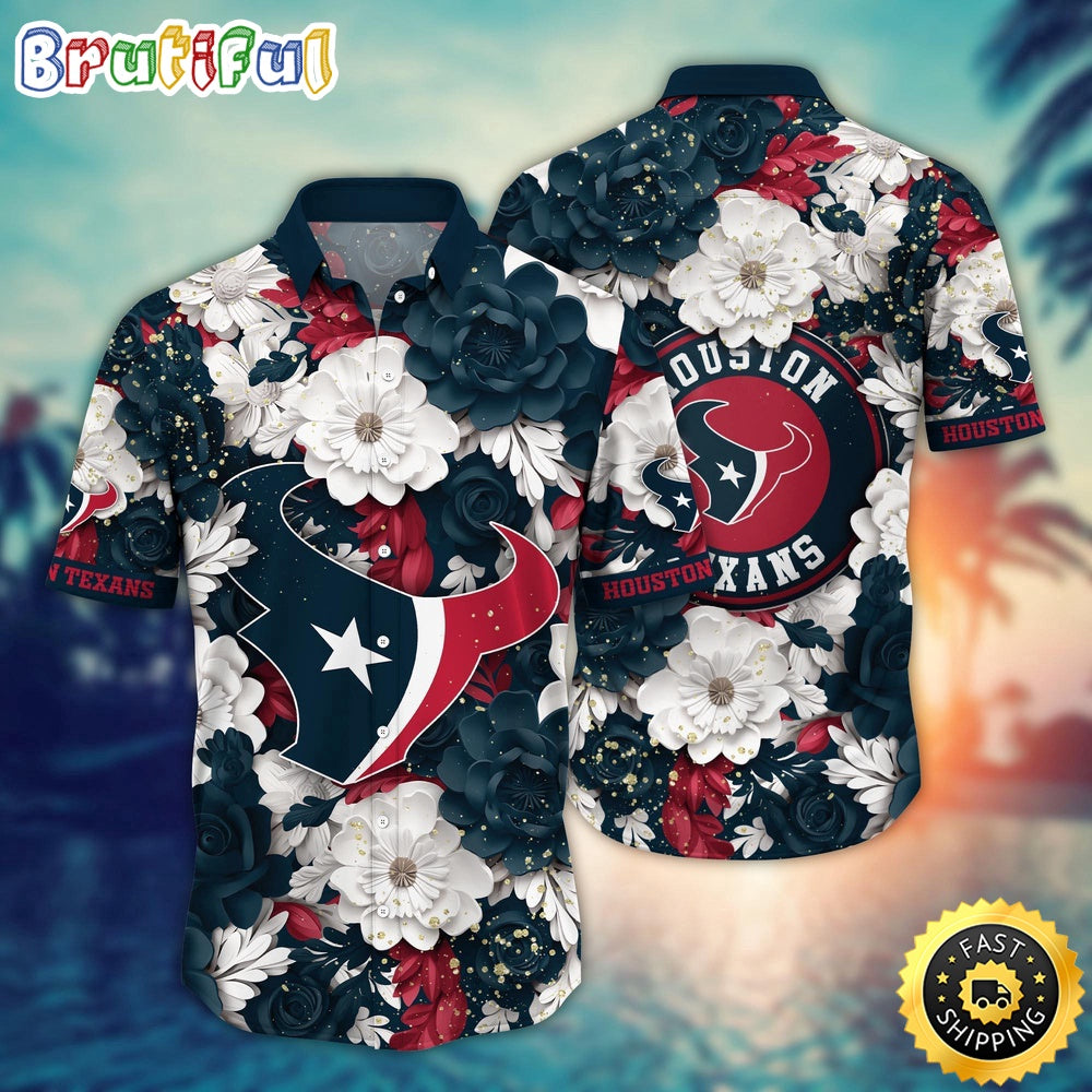 Houston Texans Hawaii Shirt Flower Summer Vibes