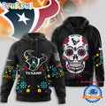 Houston Texans NFL Dia de los Muertos Limited Editions Hoodie Shirt