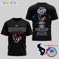 Houston Texans NFL Faith Family Team Pride 3D T Shirt