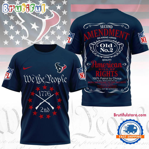 Houston Texans NFL Second Amendment Limited Edition 3D Shirt