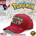 Houston Texans NFL x Pokemon Unique Sports Design Cap Hats