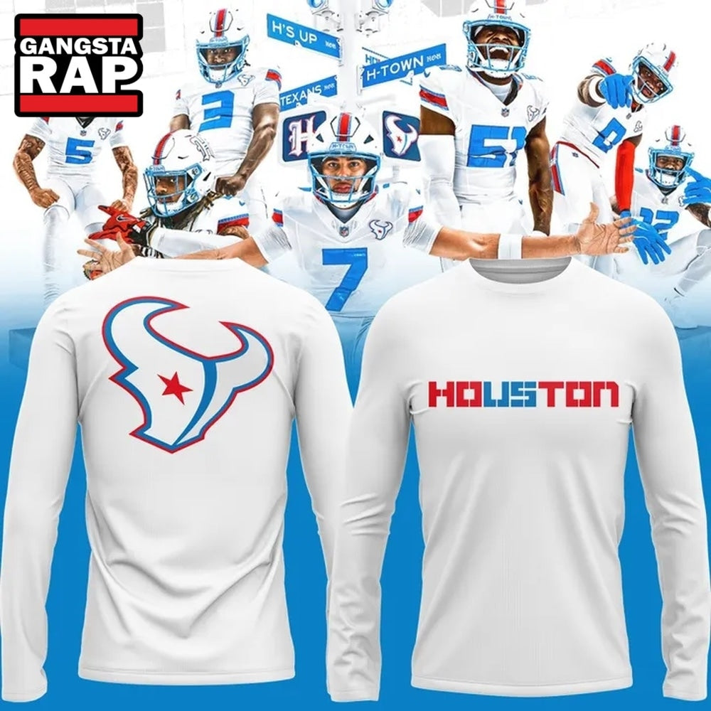 Houston Texans Rivalries By the H For the H 2026 Long Sleeve Shirt