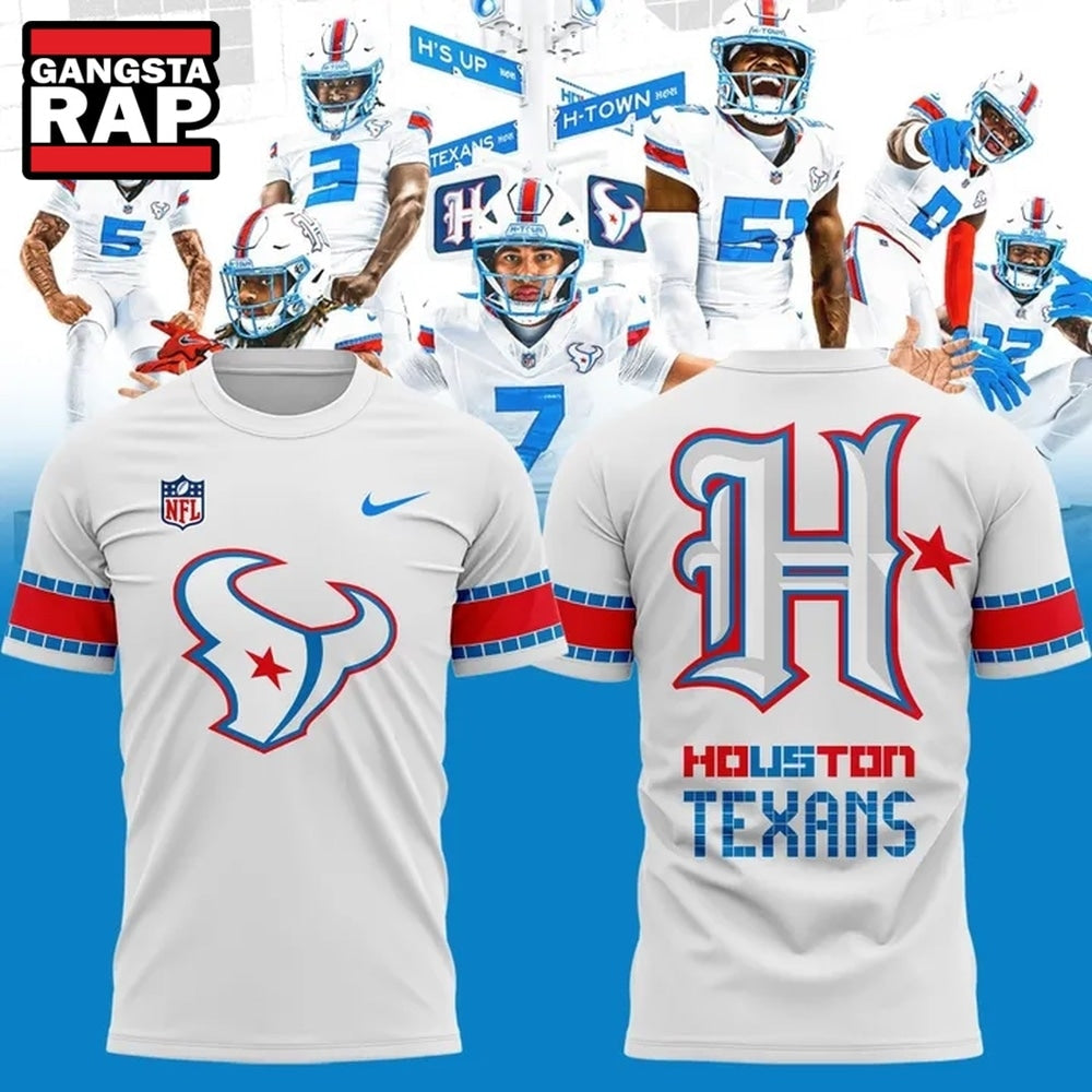 Houston Texans Rivalries By the H For the H 2026 New Design Hoodie T-Shirt
