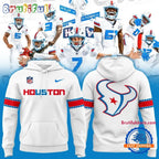 Houston Texans Rivalries By the H For the H 2026 White Hoodie T-Shirt