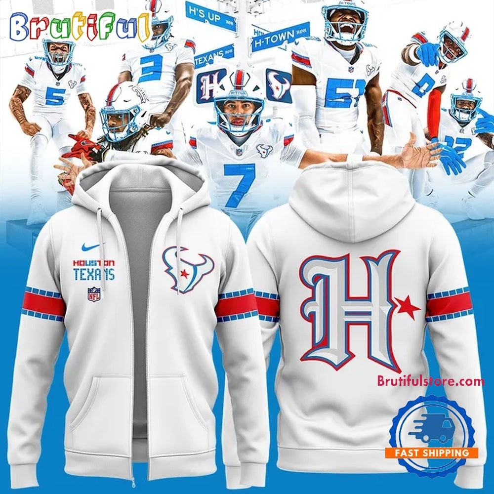 Houston Texans Rivalries By the H For the H 2026 Zip Hoodie