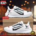 Custom Name Houston Texans New Design Air Force 1 Shoes Running Sneakers