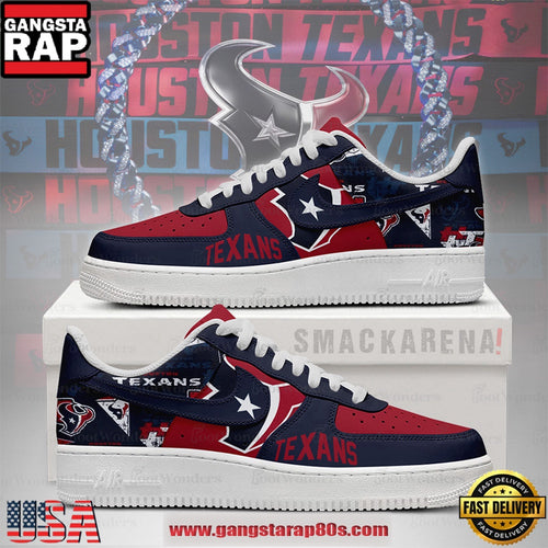 Houston Texans Trending Football Sneakers NFL Air Force 1 Shoes