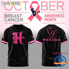 Houston Texans x Breast Cancer Awareness Design New Hoodie T-Shirt