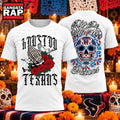 Houston Texans x Di╠üa de los Muertos 2026 Graphic T Shirt