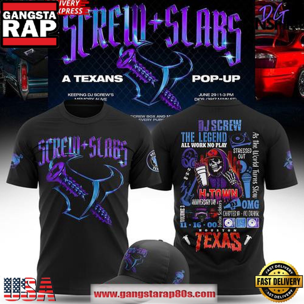 Houston Texans x DJ Screw x Pop-Up Edition Unisex T Shirt