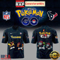 Houston Texans x Pokemon Go 2025 Black New Design Football Jersey