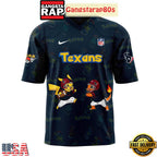 Houston Texans x Pokemon Go 2025 Black New Design Football Jersey